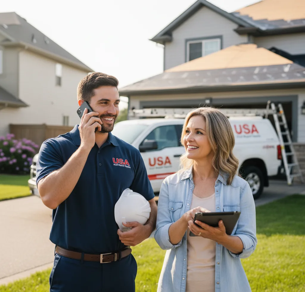 USA Roof Repair Experts customer support in Prairie Du Sac